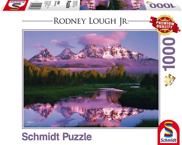Schmidt Spiele (59386) - Rodney Lough Jr.: "Day Dreaming, The Grand Teton National Park, Wyoming" - 1000 Teile Puzzle