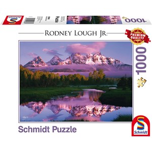 Schmidt Spiele (59386) - Rodney Lough Jr.: "Day Dreaming, The Grand Teton National Park, Wyoming" - 1000 Teile Puzzle