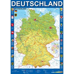 Schmidt Spiele (58287) - "Deutschlandkarte" - 1000 Teile Puzzle