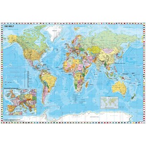 Schmidt Spiele (58289) - "Die Welt" - 1500 Teile Puzzle