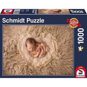 Schmidt Spiele (58300) - "Herzchen" - 1000 Teile Puzzle