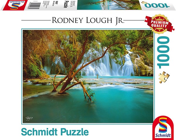 Schmidt Spiele (59387) - Rodney Lough Jr.: "Canyon Song, Havasupai Indian Reservation, Arizona" - 1000 Teile Puzzle