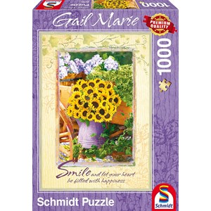 Schmidt Spiele (59390) - Gail Marie: "Smile" - 1000 Teile Puzzle