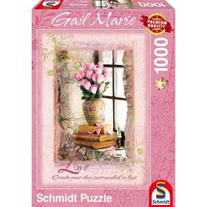 Schmidt Spiele (59392) - Gail Marie: "Love" - 1000 Teile Puzzle