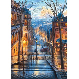 Schmidt Spiele (59560) - Eugene Lushpin: "Frühlingsmorgen in Montmartre" - 1000 Teile Puzzle