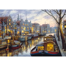 Schmidt Spiele (59561) - Eugene Lushpin: "Am Kanal" - 1000 Teile Puzzle