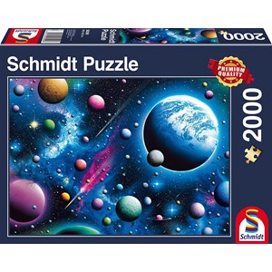 Schmidt Spiele (58290) - "Traumhaftes Weltall" - 2000 Teile Puzzle