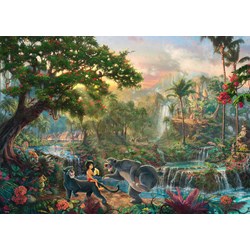 Schmidt Spiele (59473) - Thomas Kinkade: "Dschungelbuch" - 1000 Teile Puzzle