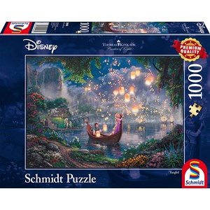 Schmidt Spiele (59480) - Thomas Kinkade: "Rapunzel" - 1000 Teile Puzzle