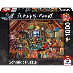 Schmidt Spiele (59379) - Aimee Stewart: "Kostbarkeiten unter dem Dach" - 1000 Teile Puzzle