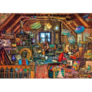 Schmidt Spiele (59379) - Aimee Stewart: "Kostbarkeiten unter dem Dach" - 1000 Teile Puzzle
