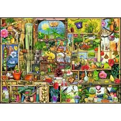 Ravensburger (19482) - Colin Thompson: "Das grandioses Gartenregal" - 1000 Teile Puzzle