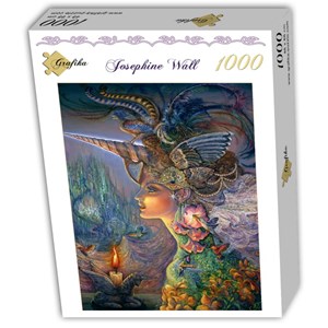 Grafika (T-00363) - Josephine Wall: "My Lady Unicorn" - 1000 Teile Puzzle