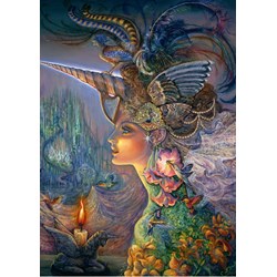 Grafika (T-00363) - Josephine Wall: "My Lady Unicorn" - 1000 Teile Puzzle