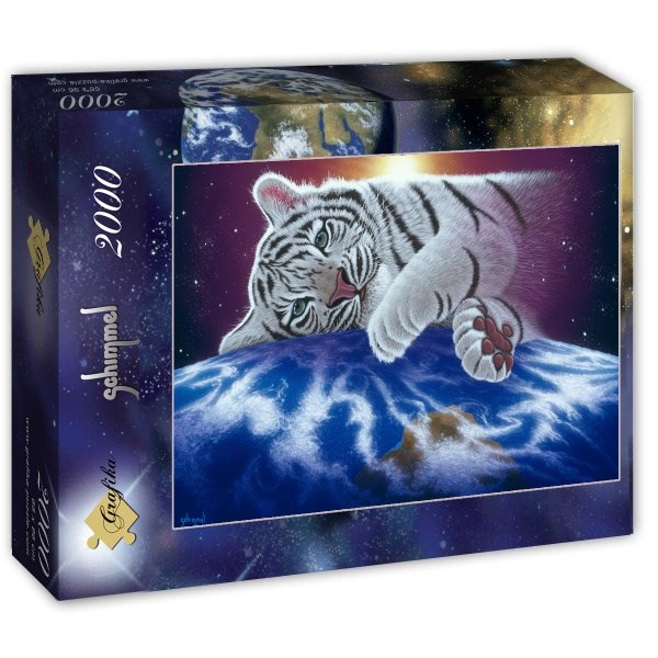 Grafika (T-00413) - Schim Schimmel, William Schimmel: "Cuddle Time" - 2000 Teile Puzzle