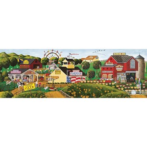 MasterPieces (71728) - Art Poulin: "Apple Annie's Carnival Time" - 1000 Teile Puzzle