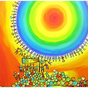 Grafika (02440) - Anne Poire, Patrick Guallino: "Vive La Paix" - 1500 Teile Puzzle