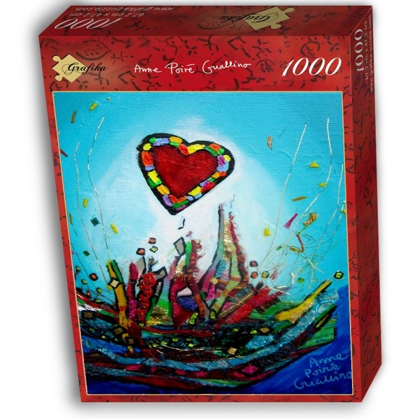 Grafika (02458) - Anne Poire, Patrick Guallino: "Eclats d'Amour" - 1000 Teile Puzzle