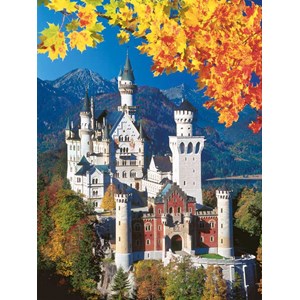 Ravensburger (16386) - "Neuschwanstein Castle In Autumn" - 1500 Teile Puzzle