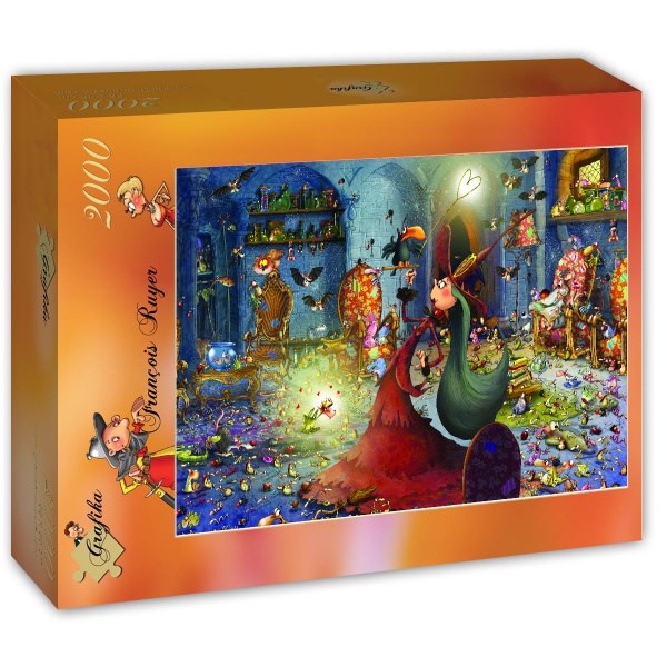 Grafika (T-00482) - François Ruyer: "Witch" - 2000 Teile Puzzle