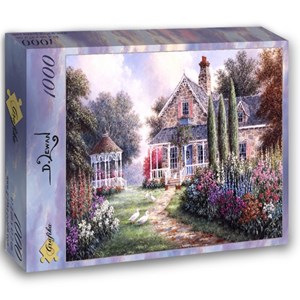 Grafika (02491) - Dennis Lewan: "Elmira's Cottage" - 1000 Teile Puzzle