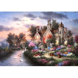 Grafika (02492) - Dennis Lewan: "Mill Creek Manor" - 1000 Teile Puzzle
