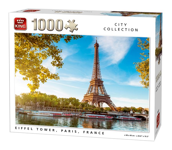 King International (05661) - "Eiffel Tower" - 1000 Teile Puzzle