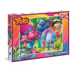 Clementoni (07250) - "Trolls" - 100 Teile Puzzle