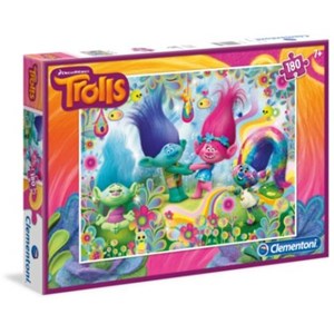 Clementoni (07335) - "Trolls" - 180 Teile Puzzle