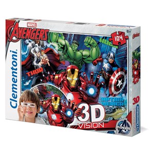 Clementoni (20606) - "Die Avengers" - 104 Teile Puzzle
