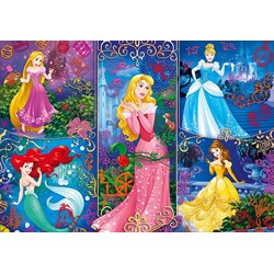 Clementoni (20609) - "Disney Prinzessinnen, Schönheiten" - 104 Teile Puzzle