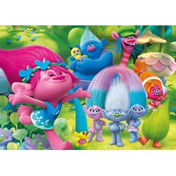 Clementoni (23981) - "Trolls, Wunderschöne Zeiten" - 104 Teile Puzzle