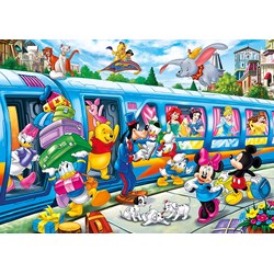 Clementoni (24464) - "Disney Charaktere, Auf großer Zugfahrt" - 24 Teile Puzzle