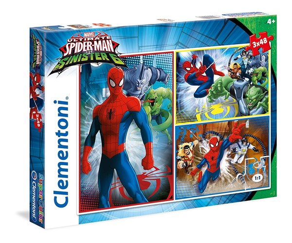 Clementoni (25217) - "Spiderman Sinister Six" - 48 Teile Puzzle