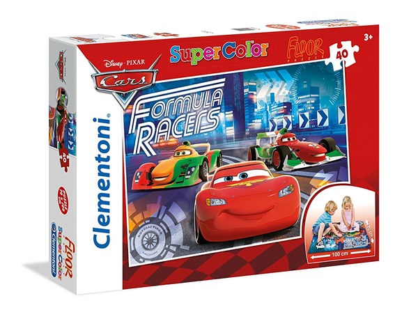 Clementoni (25442) - "Lightning McQueen und seine Freunde" - 40 Teile Puzzle