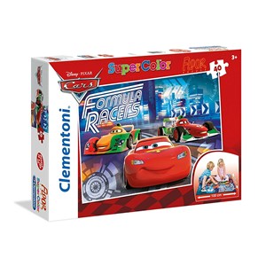 Clementoni (25442) - "Lightning McQueen und seine Freunde" - 40 Teile Puzzle