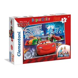 Clementoni (25442) - "Lightning McQueen und seine Freunde" - 40 Teile Puzzle