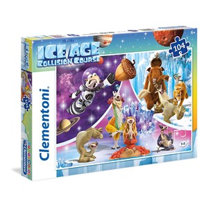 Clementoni (27964) - "Ice Age 5, Kollision Voraus" - 104 Teile Puzzle