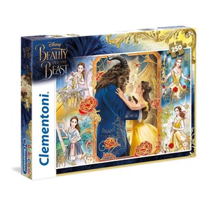 Clementoni (29743) - "Die Schöne und das Biest, Füreinander geschaffen" - 250 Teile Puzzle