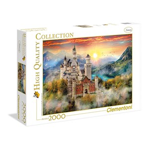Clementoni (32559) - "Schloss Neuschwanstein" - 2000 Teile Puzzle