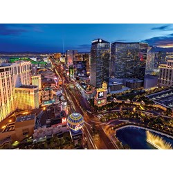 Clementoni (39404) - "Blick auf Las Vegas" - 1000 Teile Puzzle