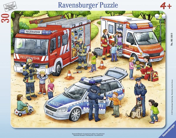 Ravensburger (06144) - "Spannende Berufe" - 30 Teile Puzzle