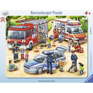 Ravensburger (06144) - "Spannende Berufe" - 30 Teile Puzzle