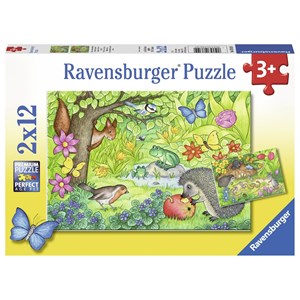 Ravensburger (07610) - "Tiere in unserem Garten" - 12 Teile Puzzle