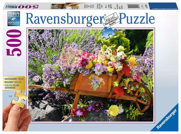 Ravensburger (13685) - "Blumenarrangement" - 500 Teile Puzzle