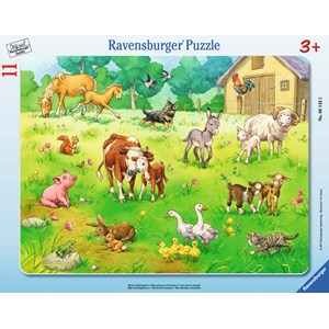 Ravensburger (06143) - "Meine Lieblingstiere" - 11 Teile Puzzle
