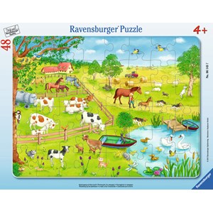 Ravensburger (06145) - "Spaziergang auf dem Land" - 48 Teile Puzzle