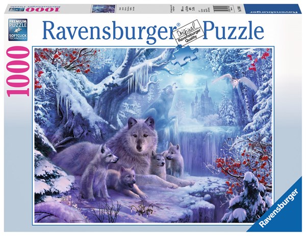 Ravensburger (19704) - "Winterwölfe" - 1000 Teile Puzzle