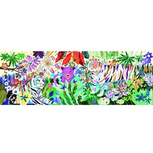 Djeco (07647) - "Rainbow Tigers" - 1000 Teile Puzzle