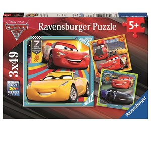 Ravensburger (08015) - "Bunte Flitzer" - 49 Teile Puzzle